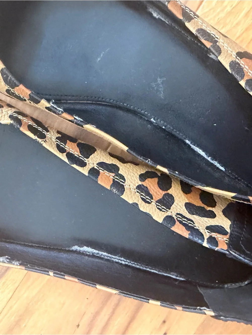 Coach Leopard-Print Cap Toe Ballet Flats - Black, Brown & Tan